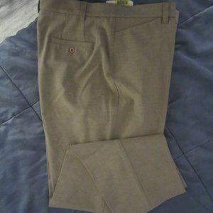 Petites women tan dress pant